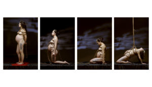 shibari bondage fetish incinta pregnant rope evolution