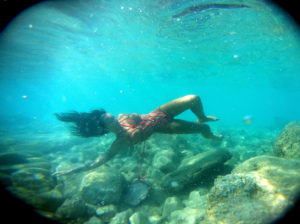 shibari underwater rope corde eva blackhell 1