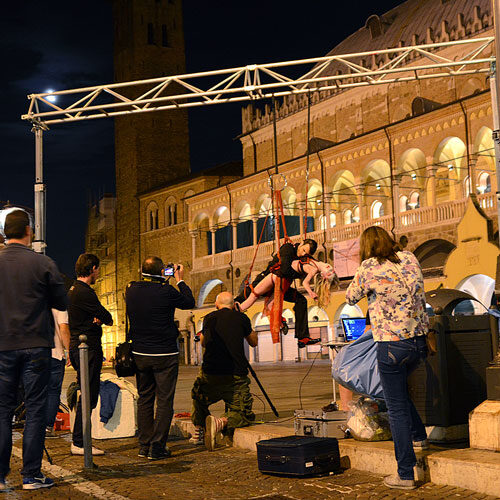 L'amor sospeso backstage